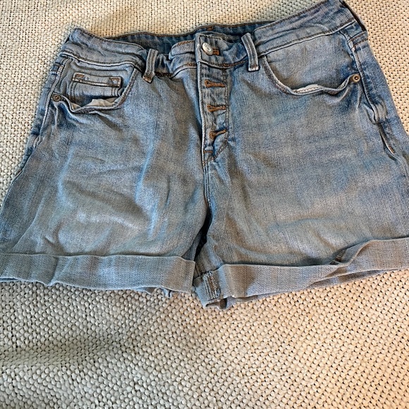 buttonfly jean shorts - Picture 1 of 3